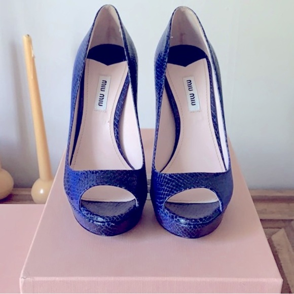 Peep Toe Pumps — MIU MIU - Picture 2 of 4
